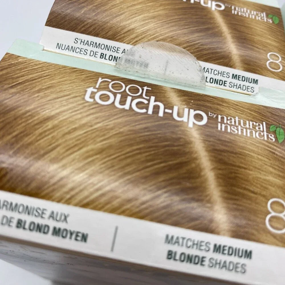 Clairol‎ Root Touch-Up Natural Instincts #8 Medium Blonde lot of 4
